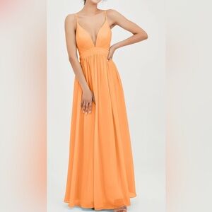 NWT Orange Duntery Bridesmaid Dress